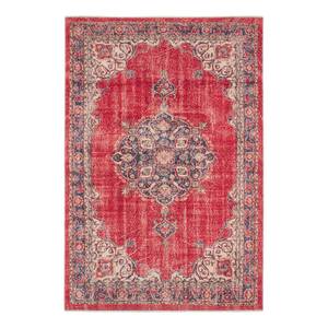 Vloerkleed Sarouk Sangar katoen/polyester-chenille - rood - 200 x 290 cm