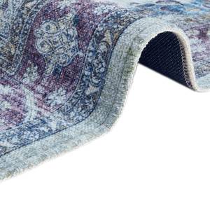 Teppich Keshan Sami Baumwolle / Polyester Chenille - Dunkelblau - 120 x 170 cm