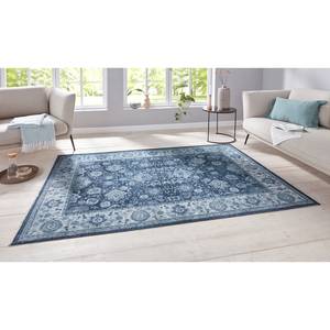 Teppich Maschad Chora Baumwolle / Polyester Chenille - Blau - 160 x 230 cm