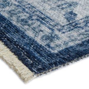 Teppich Maschad Chora Baumwolle / Polyester Chenille - Blau - 160 x 230 cm