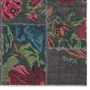 Vloerkleed Rose Kelim Patchwork Sofia katoen/polyester-chenille - grijs/meerdere kleuren - 160 x 230 cm