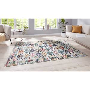 Vloerkleed Kilim Sarobi katoen/polyester-chenille - crèmekleurig/meerdere kleuren - 120 x 170 cm