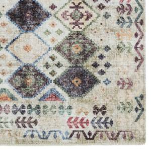 Vloerkleed Kilim Sarobi katoen/polyester-chenille - crèmekleurig/meerdere kleuren - 120 x 170 cm