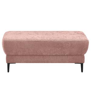 Gestoffeerde hocker City chenille - Chenille Jiao: Oud pink