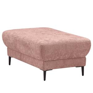 Gestoffeerde hocker City chenille - Chenille Jiao: Oud pink