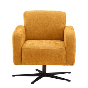 Fauteuil City Chenille - Tissu Chenille Jiao: Jaune moutarde