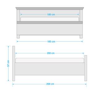 Bedframe Bermonville 180 x 200cm