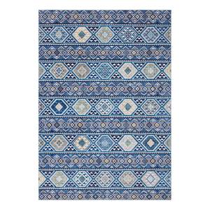 Vloerkleed Anatolian geweven stof - Donkerblauw - 80 x 150 cm