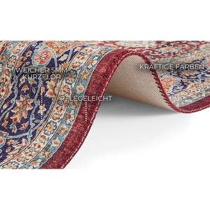 Tapis Keshan Maschad Tissu - Rouge Bordeaux - 80 x 150 cm