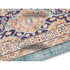 Tapis de couloir Keshan Maschad Tissu - Turquoise