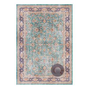 Tapis Keshan Maschad Tissu - Turquoise - 80 x 150 cm