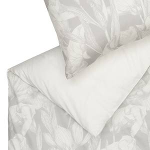 Parure le lit Camille I Coton - Blanc - 155 x 220 cm + oreiller 80 x 80 cm