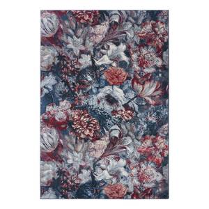 Tapis Flower Symphony Polypropylène - Rouge / Bleu - 200 x 290 cm