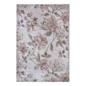 Tapis Aubusson Jardin Polyester, polypropylène - Crème / Rose vieilli - 120 x 170 cm