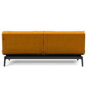 Schlafsofa Splitback Eik Webstoff - Stoff Elegance: 507 Burned Curry - Schwarz