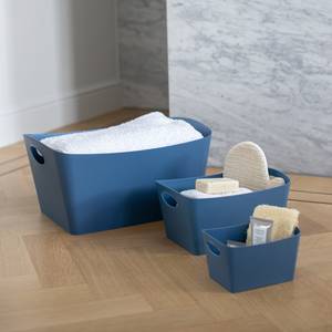 Panier de rangement 15 L BOXXX L Matière plastique - Bleu brillant