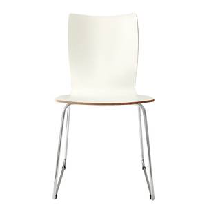 Chaises hülsta now S20-2 (lot de 2) Bois lamellé / Acier - Blanc