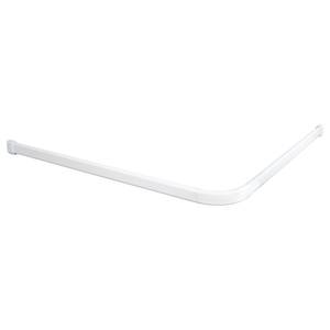 Rail de douche d’angle Ludres Aluminium - Blanc