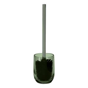 Brosse WC Belly Verre / Silicone - Vert olive