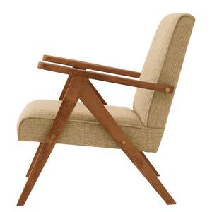 Fauteuil Auklet Tissu - Tissu Anait: Marron clair - Hêtre clair