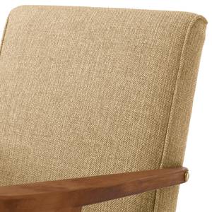 Fauteuil Auklet Tissu - Tissu Anait: Marron clair - Hêtre clair