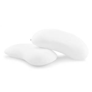 Oreiller ergonomique Sonata Viscose / Tissu - Blanc - Hauteur : 10 cm