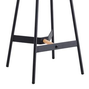 Tabouret de bar Pirmil Éponge / Fer - Velours côtelé Lyana: Vert olive foncé