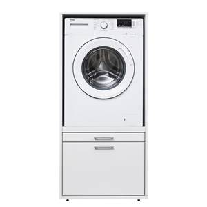 Armoire pour machine à laver Kielce II Blanc - Blanc - Largeur : 67 cm