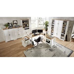 Bureau Jasmund Imitation pin blanc