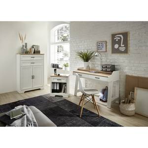 Secretaire Jasmund Witte pijnboomhouten look