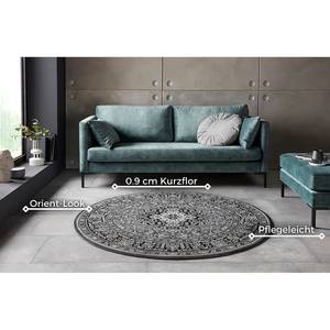 Laagpolig vloerkleed Skazar Isfahan polypropeen - Donkergrijs - 160 x 230 cm