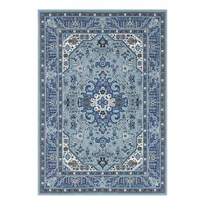 Kurzflorteppich Skazar Isfahan Polypropylen - Himmelblau - 80 x 150 cm