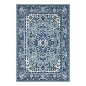 Laagpolig vloerkleed Skazar Isfahan polypropeen - Hemelsblauw - 200 x 290 cm