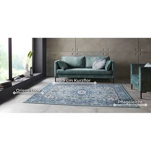 Tapis Skazar Isfahan II Polypropylène - Bleu ciel