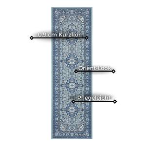 Tapis Skazar Isfahan II Polypropylène - Bleu ciel