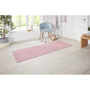 Tapis de couloir Nasty Polypropylène - Rose clair - 80 x 200 cm