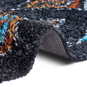 Hoogpolig vloerkleed Phoenix polypropeen - Zwart - 80 x 150 cm