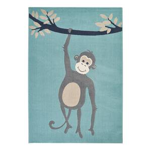 Tapis enfant Monkey Miles Polypropylène - Bleu clair