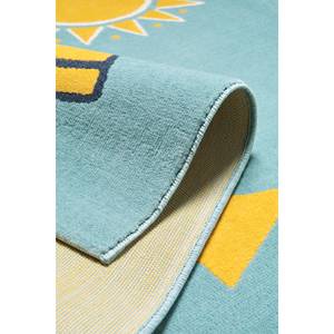 Tapis enfant Young Wilderness Polypropylène - Bleu clair