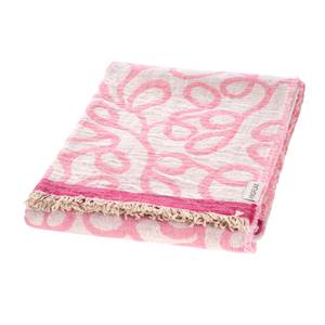 Plaid Salto textielmix - Roze