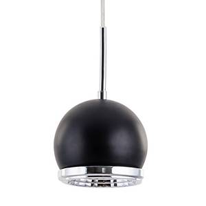 LED-hanglamp Ball I staal - 1 lichtbron - Zwart