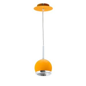 LED-hanglamp Ball I staal - 1 lichtbron - Geel