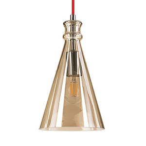 Suspension Serena Verre transparent / Acier - 1 ampoule