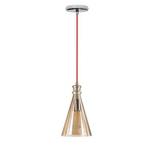Hanglamp Serena transparant glas/staal - 1 lichtbron