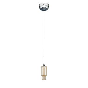 LED-hanglamp Inca I transparant glas/staal - 1 lichtbron