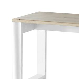 Bureau d'angle Jasmund Imitation pin blanc