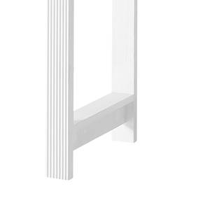 Bureau d'angle Jasmund Imitation pin blanc