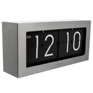 Horloge Big Flip Aluminium - Argenté