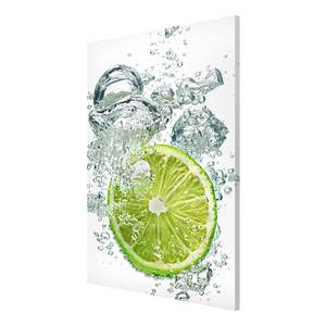 Magneetbord Lime Bubbles staal/speciale vinylfolie - groen - 40 x 60 cm