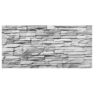 Magneetbord Ashlar Masonry staal/speciale vinylfolie - grijs